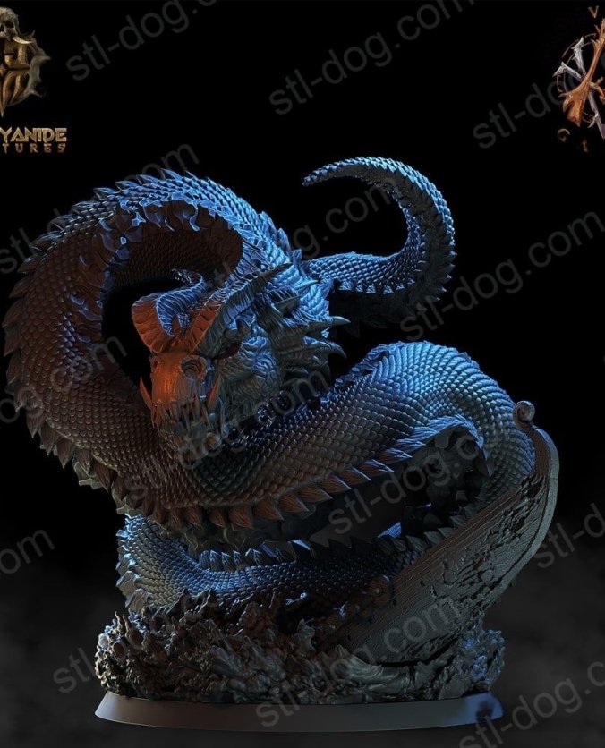 耶梦加得 (The Legendary Jormugandr) 3D打印图纸